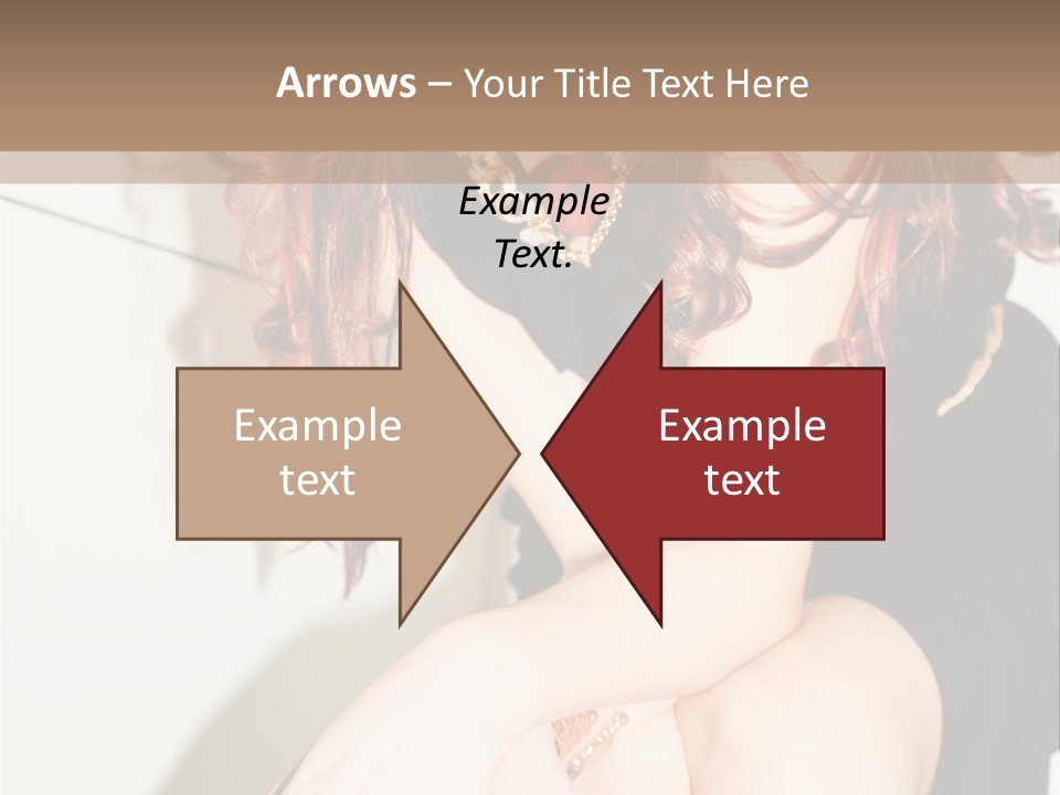 Slim Contrast Beauty PowerPoint Template