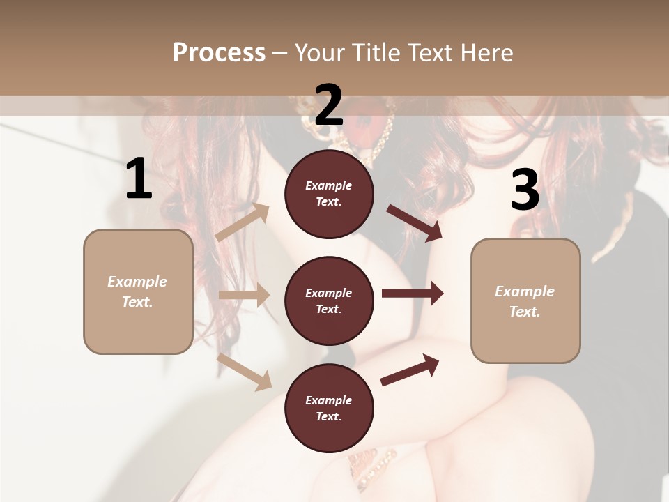 Slim Contrast Beauty PowerPoint Template