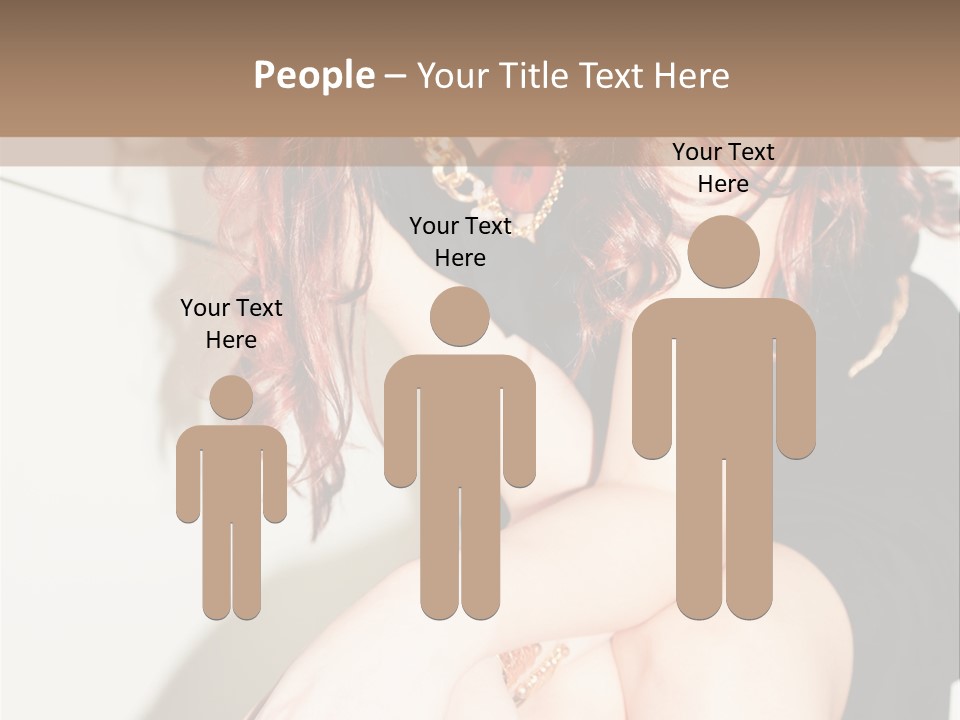 Slim Contrast Beauty PowerPoint Template