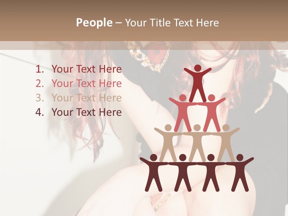 Slim Contrast Beauty PowerPoint Template