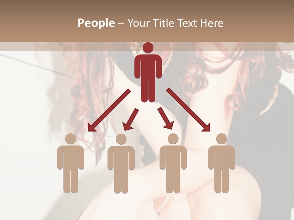 Slim Contrast Beauty PowerPoint Template