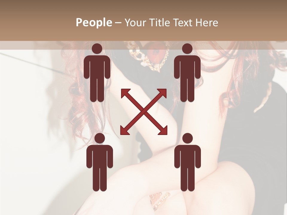 Slim Contrast Beauty PowerPoint Template