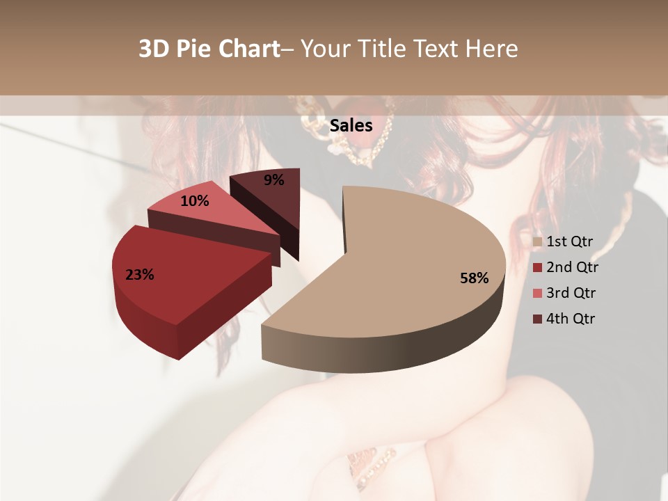 Slim Contrast Beauty PowerPoint Template
