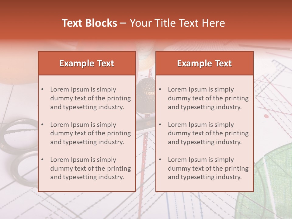 Sew Fix Item PowerPoint Template