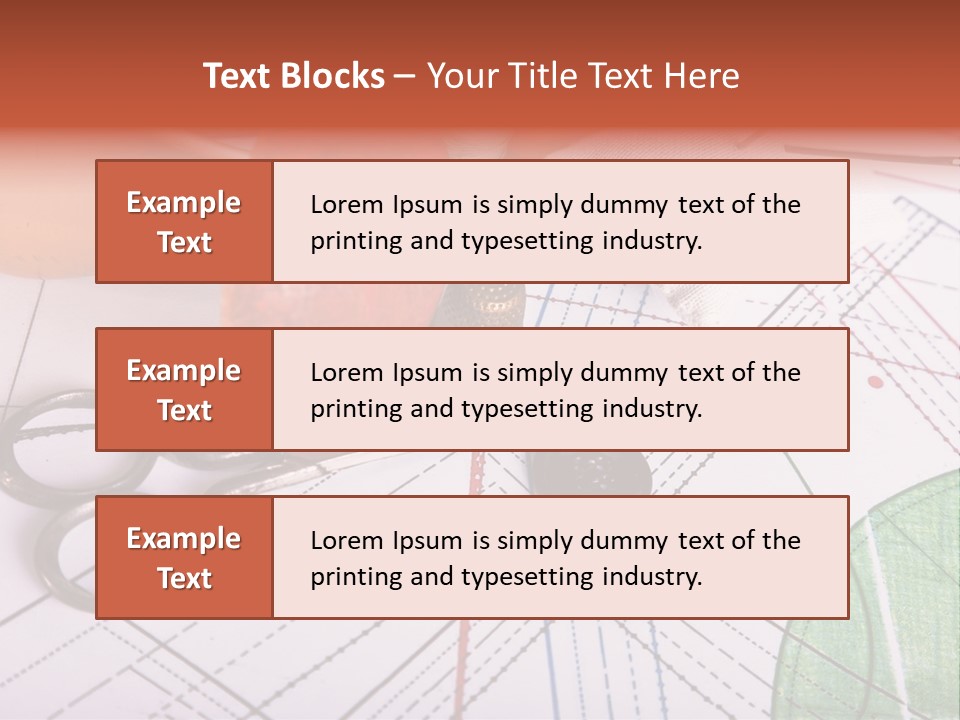 Sew Fix Item PowerPoint Template