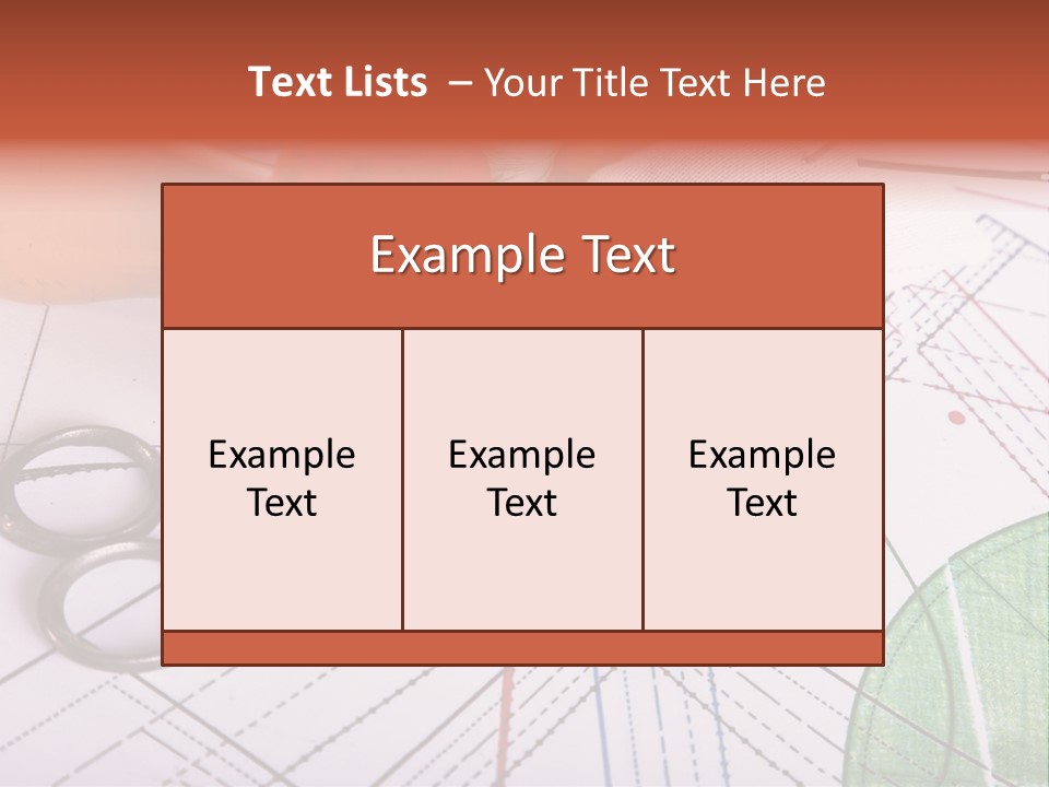 Sew Fix Item PowerPoint Template