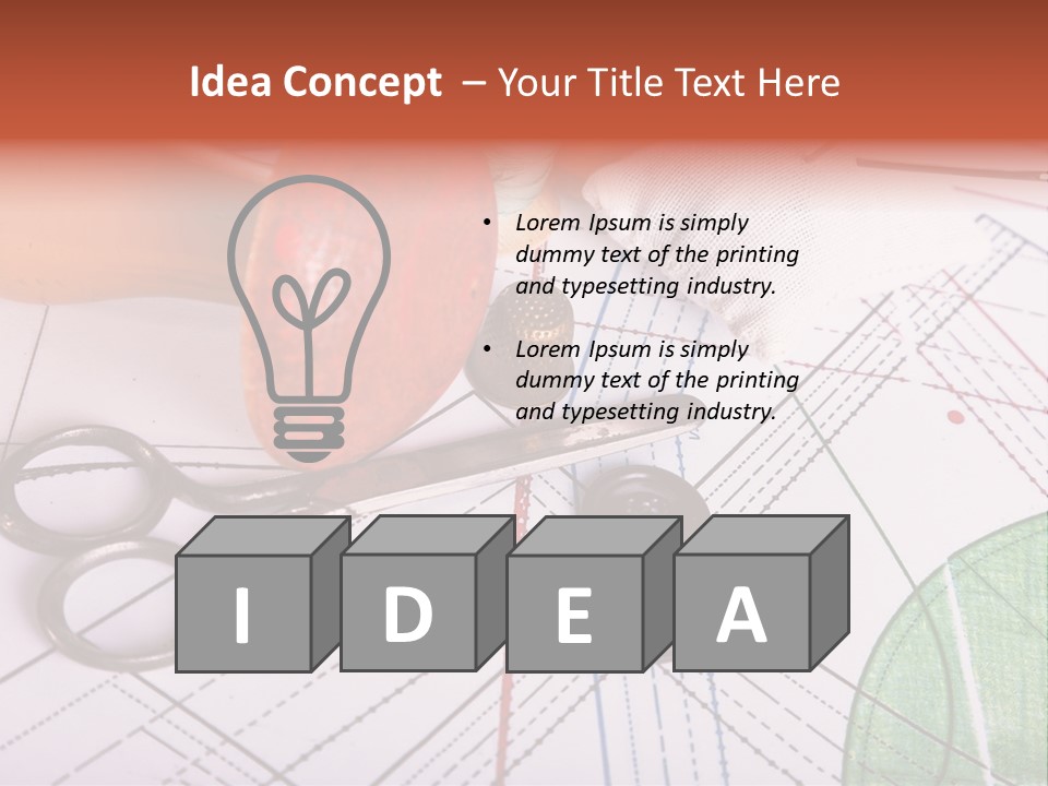 Sew Fix Item PowerPoint Template