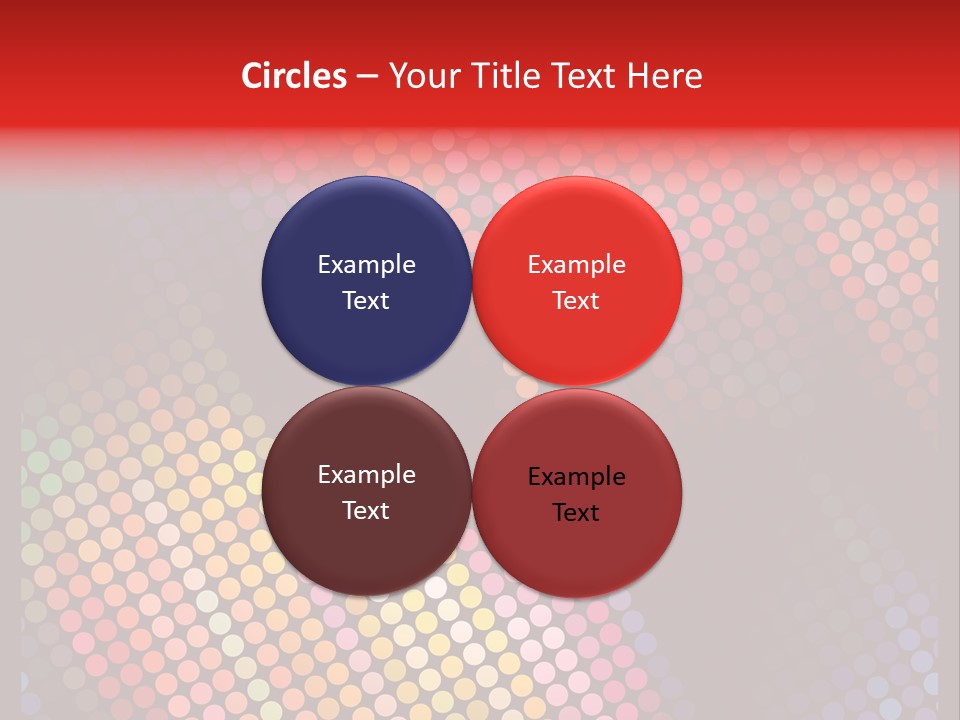 Color Cover Layout PowerPoint Template