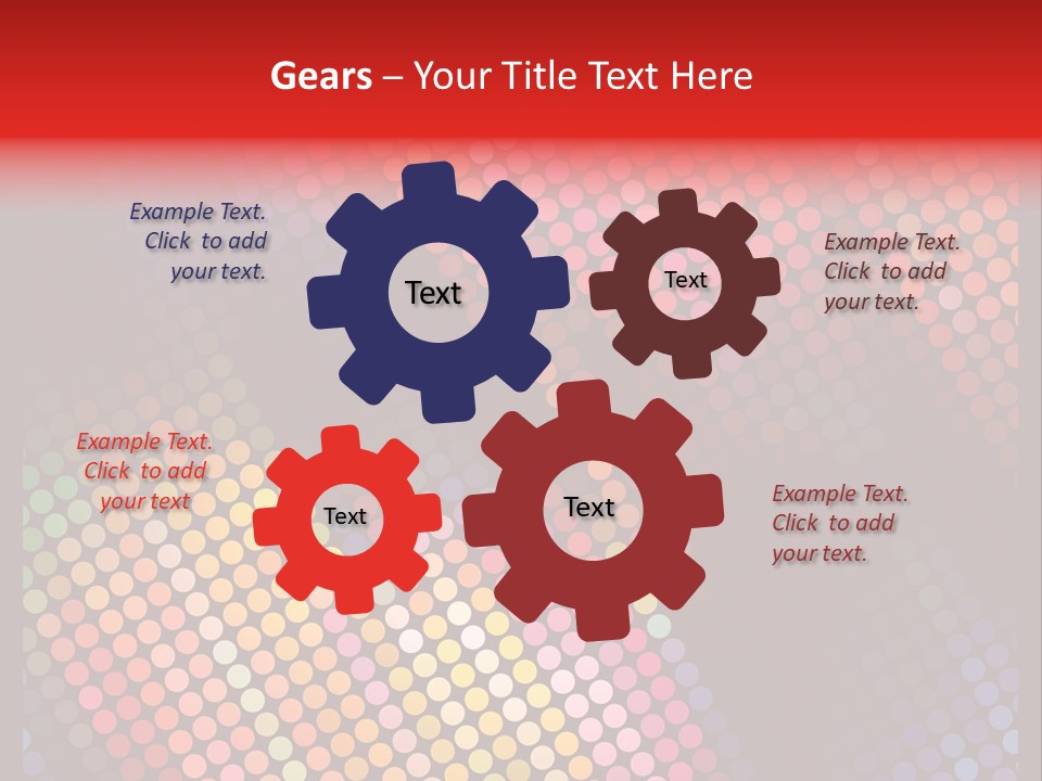 Color Cover Layout PowerPoint Template