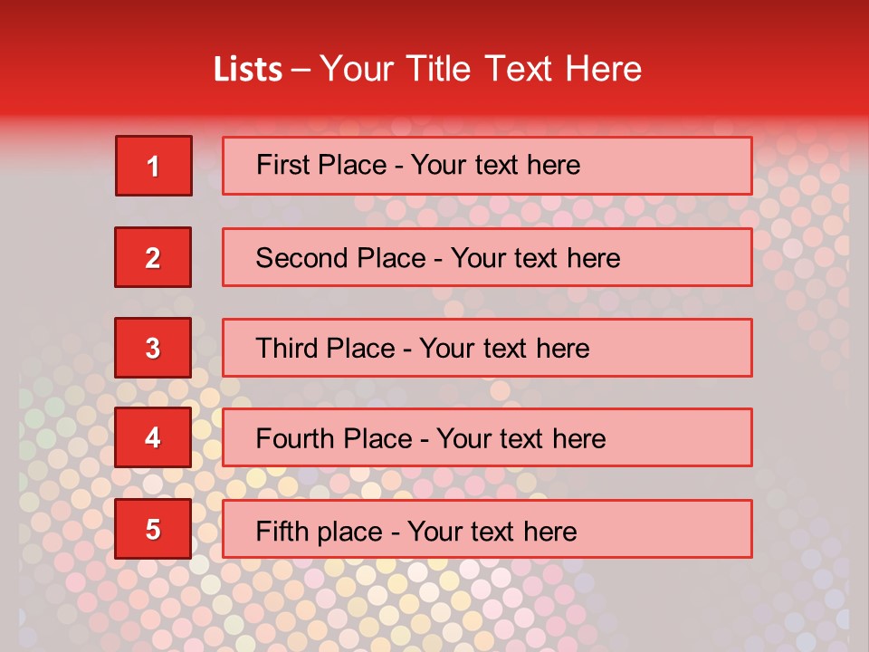Color Cover Layout PowerPoint Template