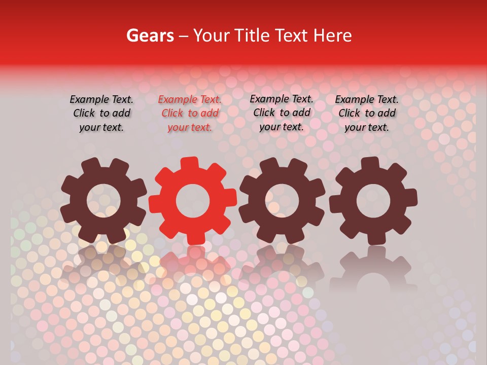 Color Cover Layout PowerPoint Template