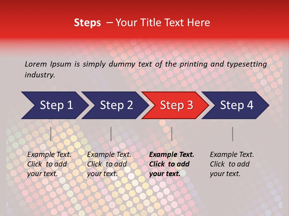 Color Cover Layout PowerPoint Template