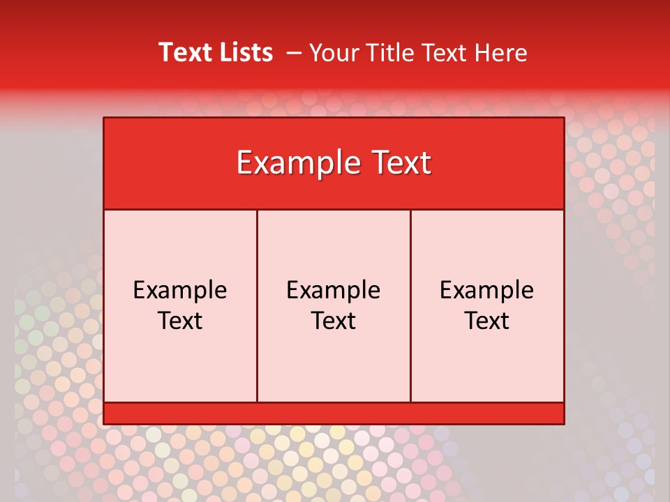 Color Cover Layout PowerPoint Template