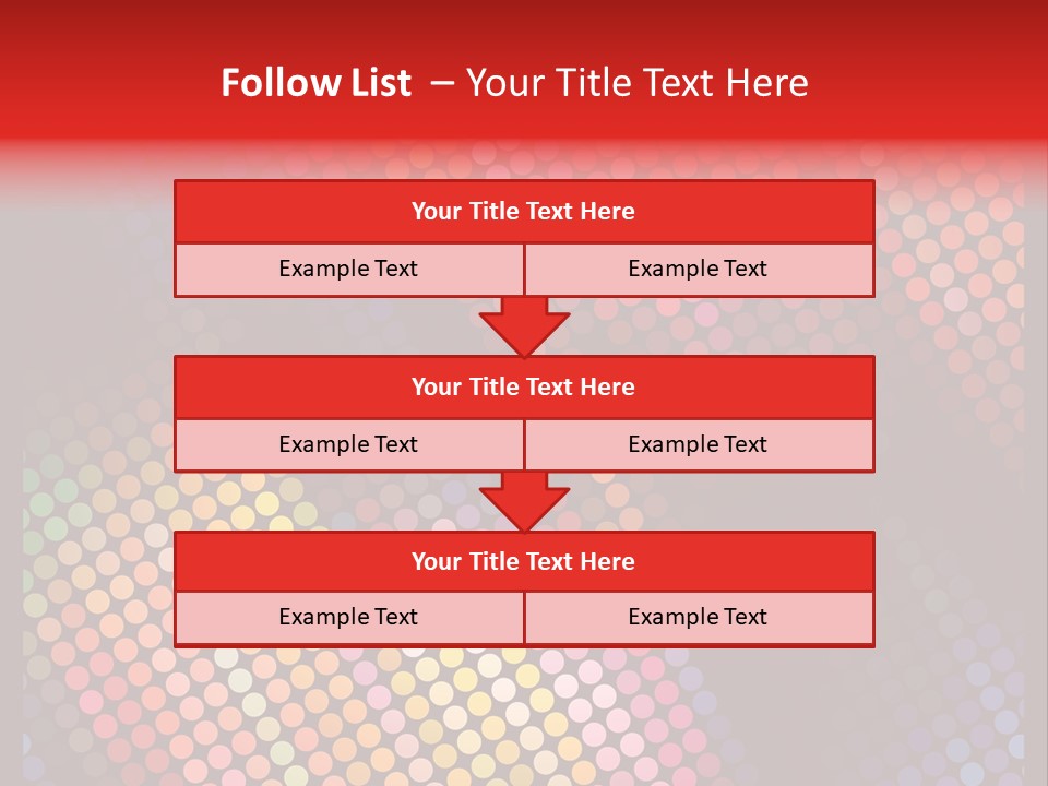 Color Cover Layout PowerPoint Template