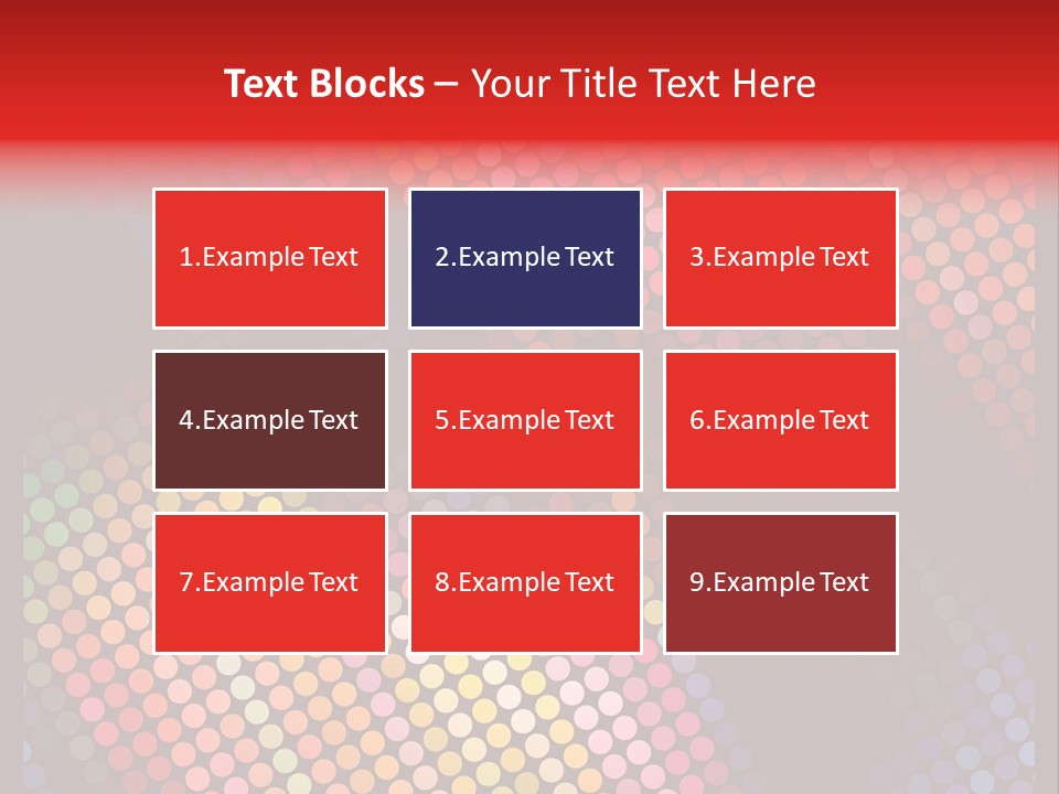 Color Cover Layout PowerPoint Template