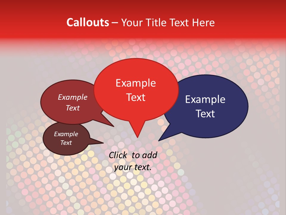 Color Cover Layout PowerPoint Template
