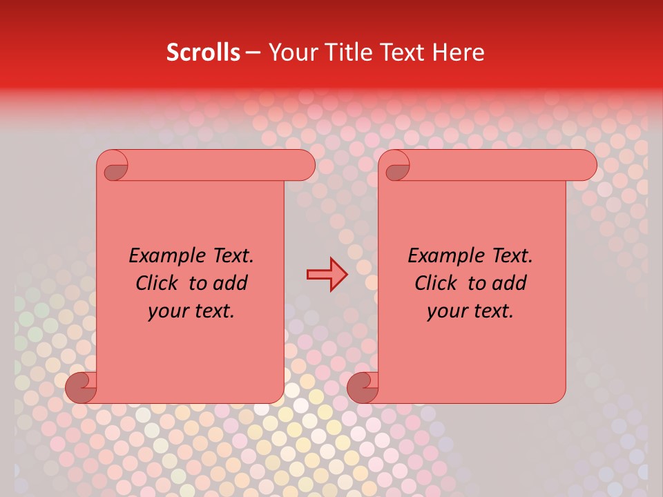 Color Cover Layout PowerPoint Template