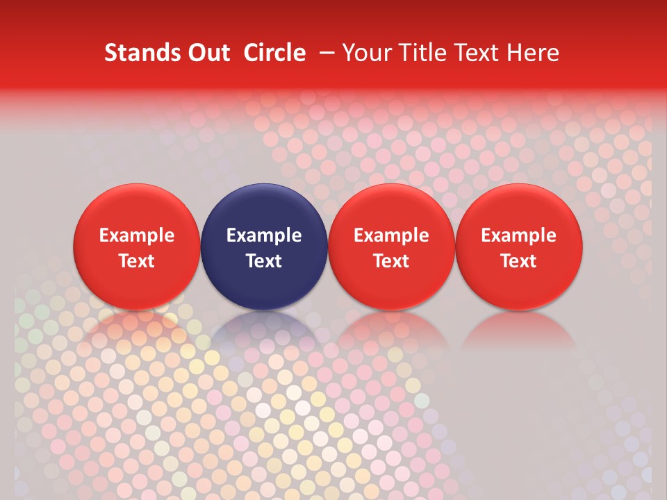 Color Cover Layout PowerPoint Template