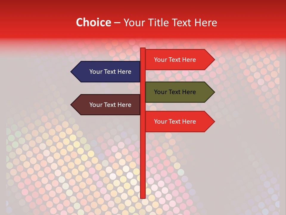 Color Cover Layout PowerPoint Template