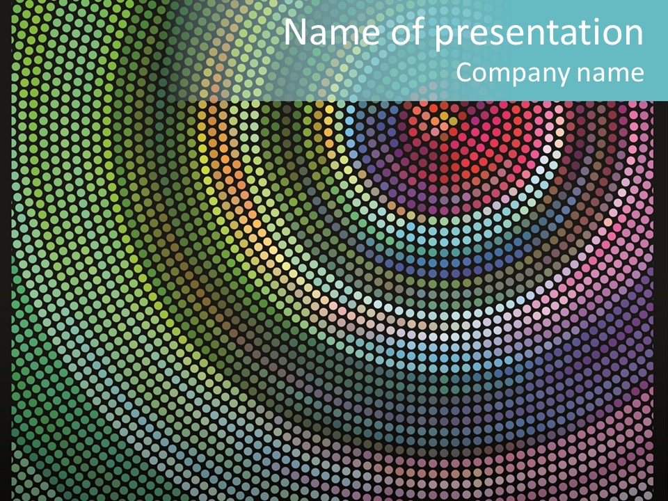 Creative Wallpaper Element PowerPoint Template