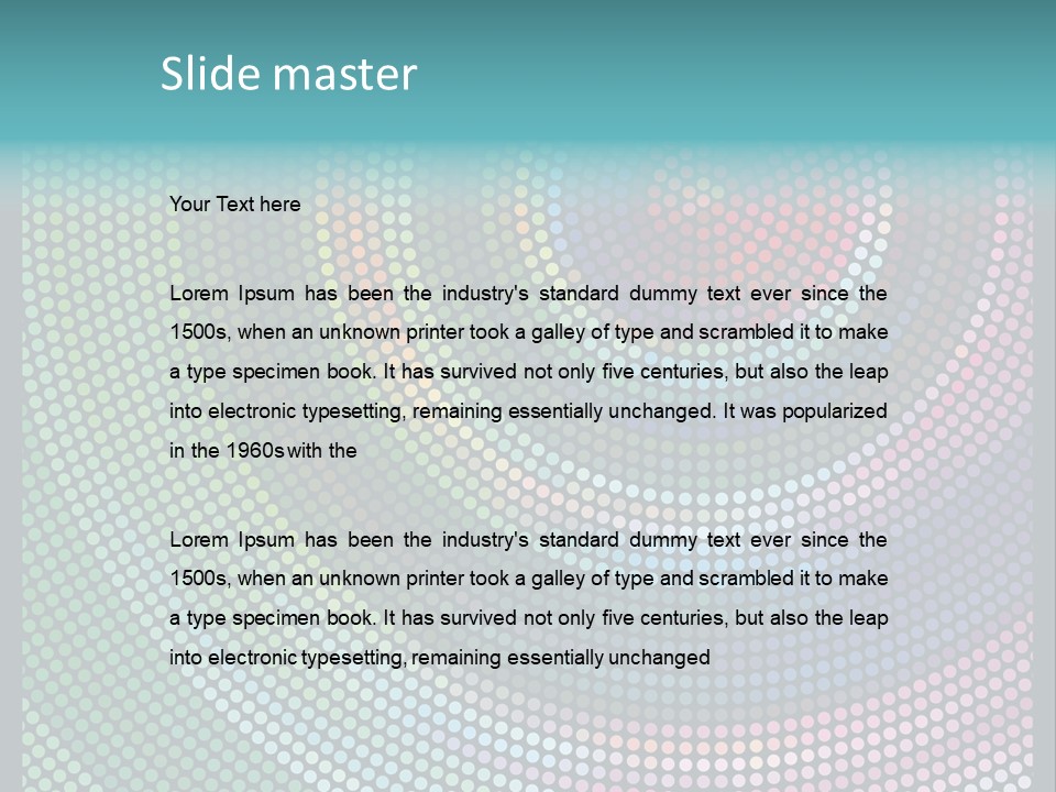 Creative Wallpaper Element PowerPoint Template