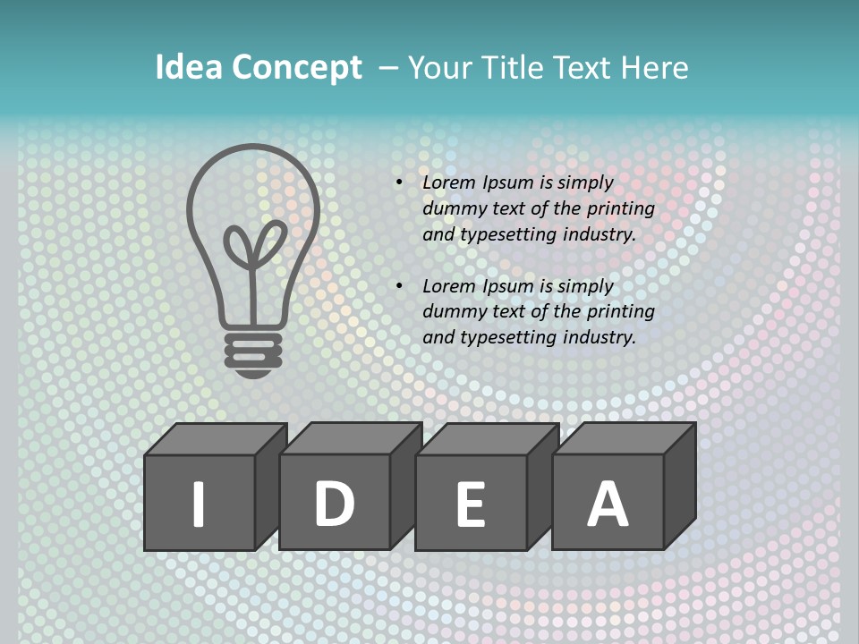 Creative Wallpaper Element PowerPoint Template