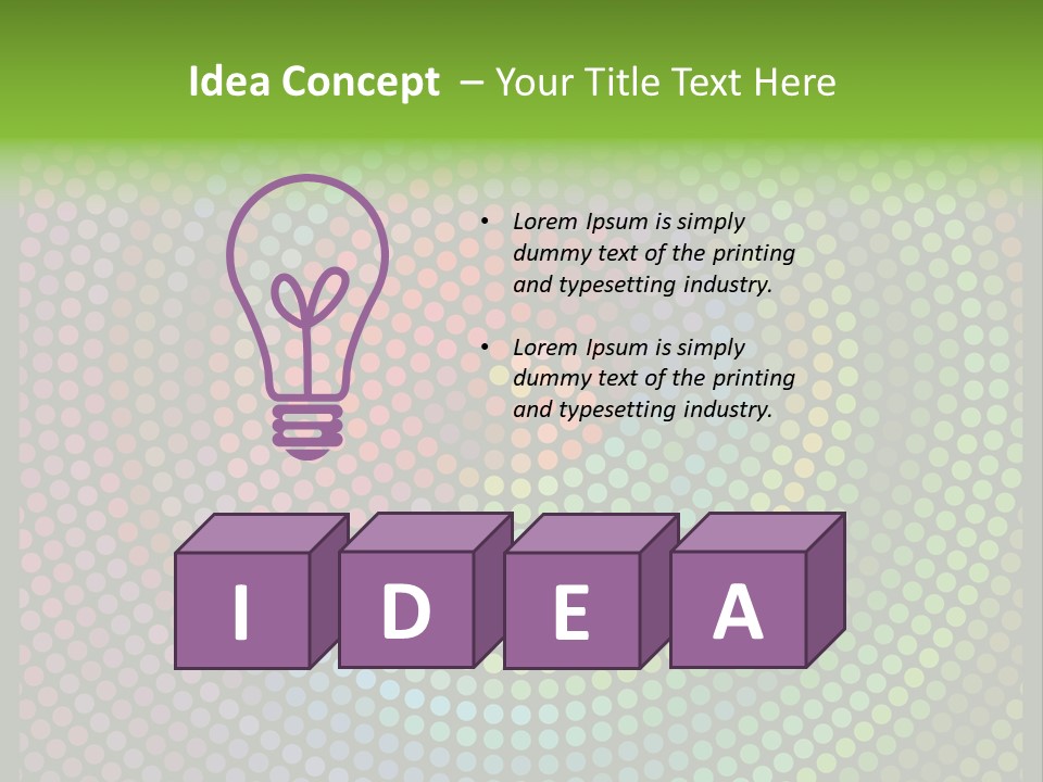 Vector Poster Energy PowerPoint Template