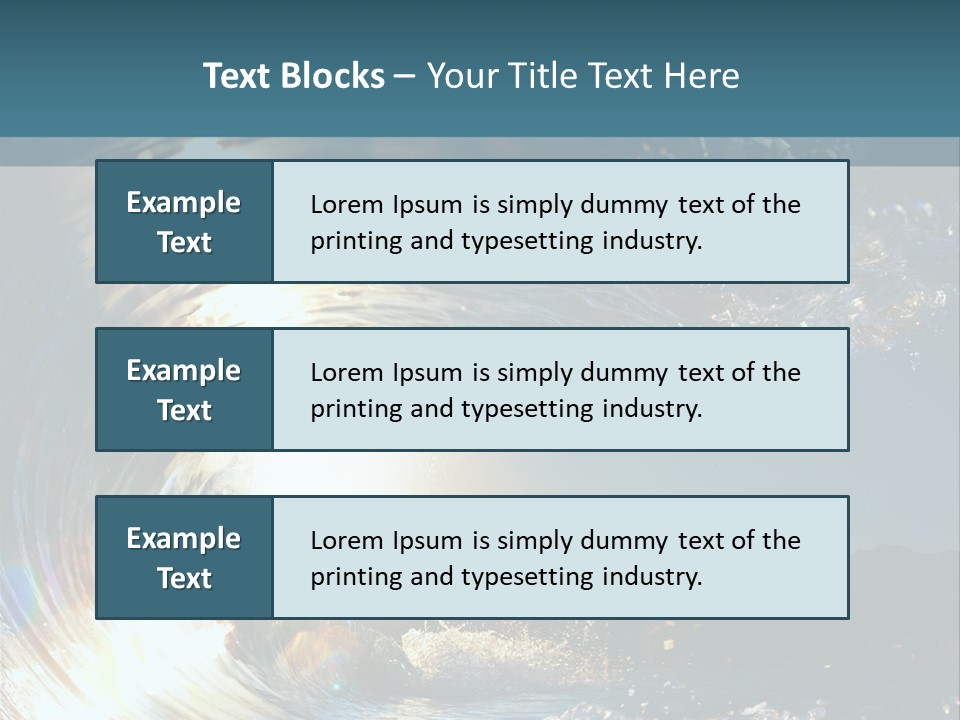 Spray Beauty Photography PowerPoint Template
