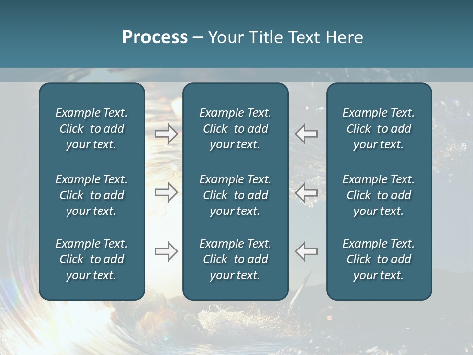 Spray Beauty Photography PowerPoint Template