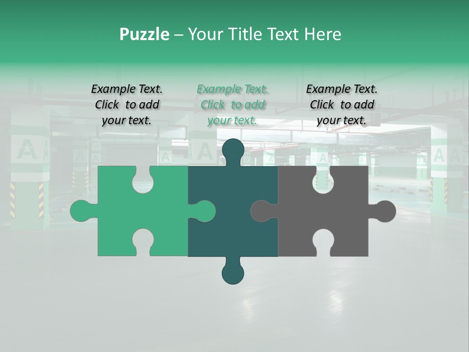 Inside Automobile Asphalt PowerPoint Template