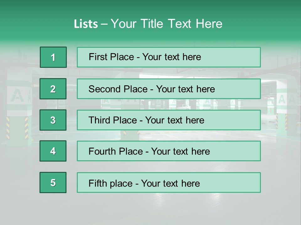 Inside Automobile Asphalt PowerPoint Template