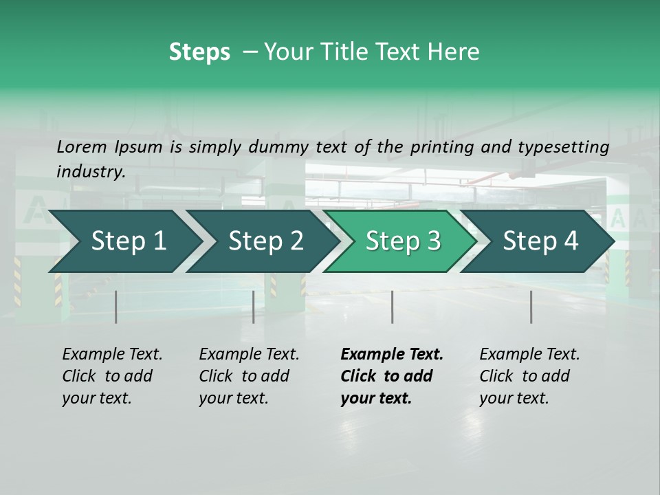 Inside Automobile Asphalt PowerPoint Template