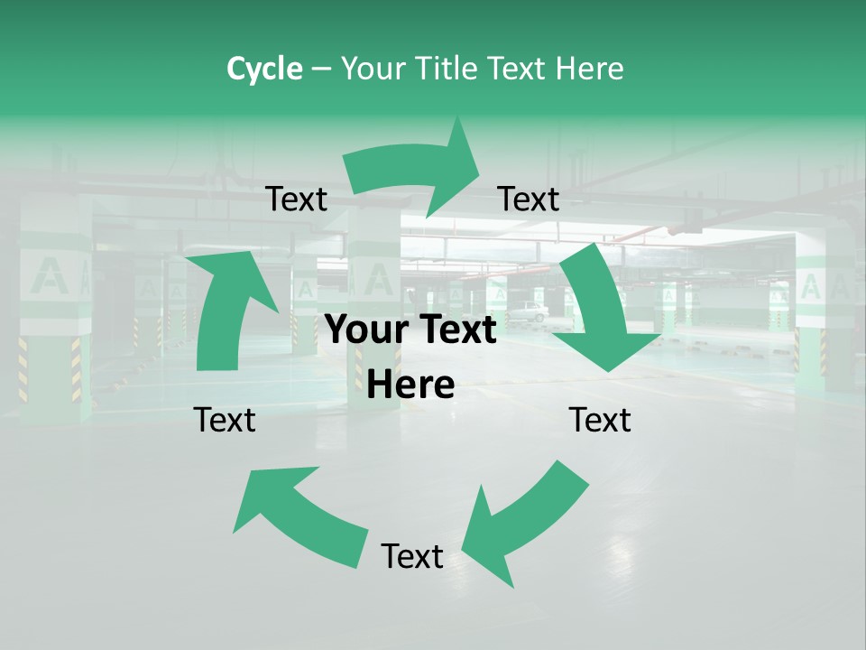 Inside Automobile Asphalt PowerPoint Template