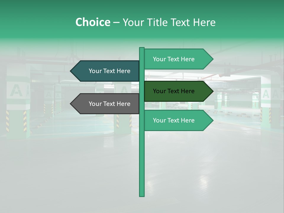 Inside Automobile Asphalt PowerPoint Template