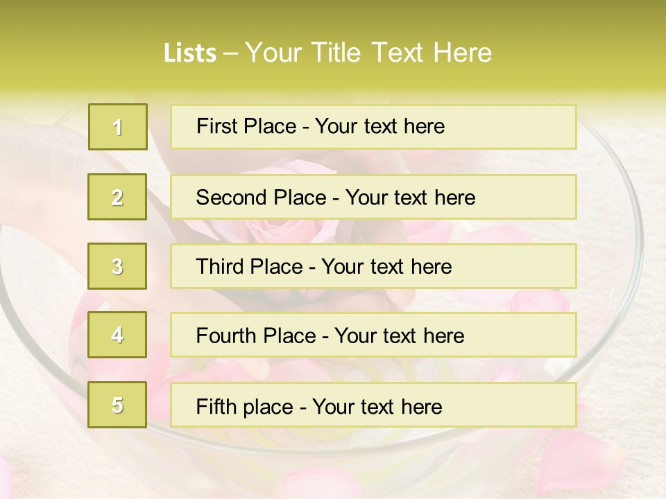 Petal Leisure Beauty PowerPoint Template