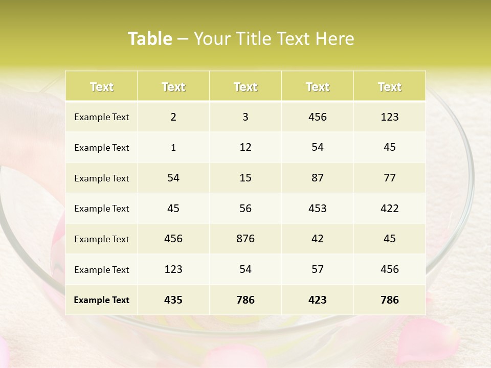 Petal Leisure Beauty PowerPoint Template