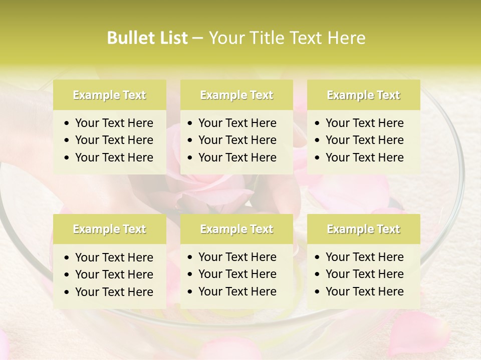 Petal Leisure Beauty PowerPoint Template