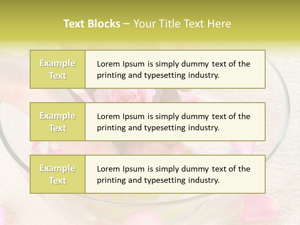 Petal Leisure Beauty PowerPoint Template