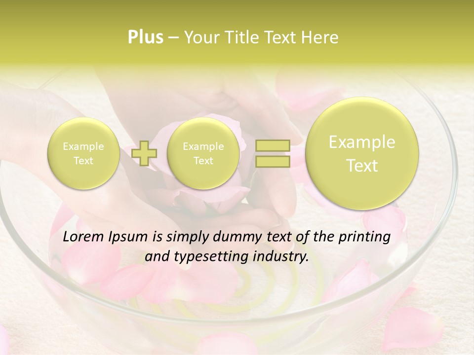 Petal Leisure Beauty PowerPoint Template