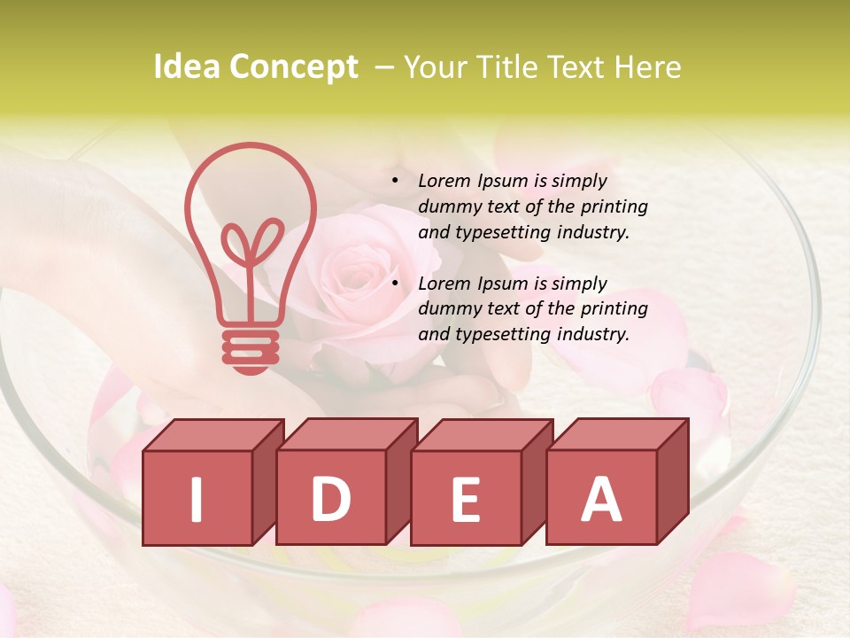 Petal Leisure Beauty PowerPoint Template