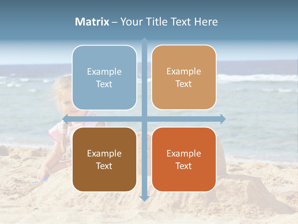 Water Nature Bucket PowerPoint Template