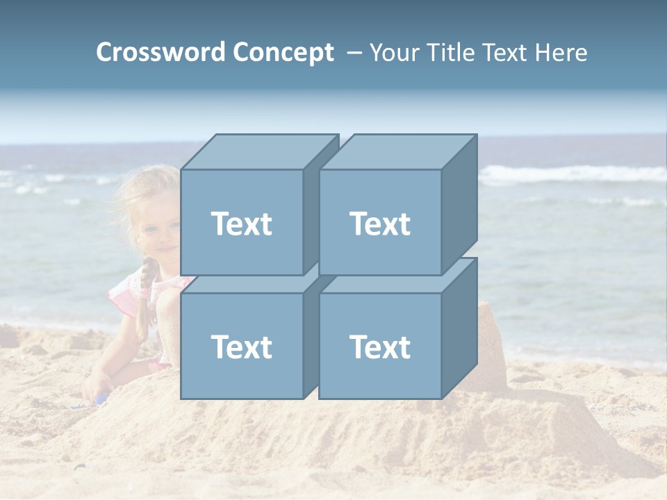 Water Nature Bucket PowerPoint Template