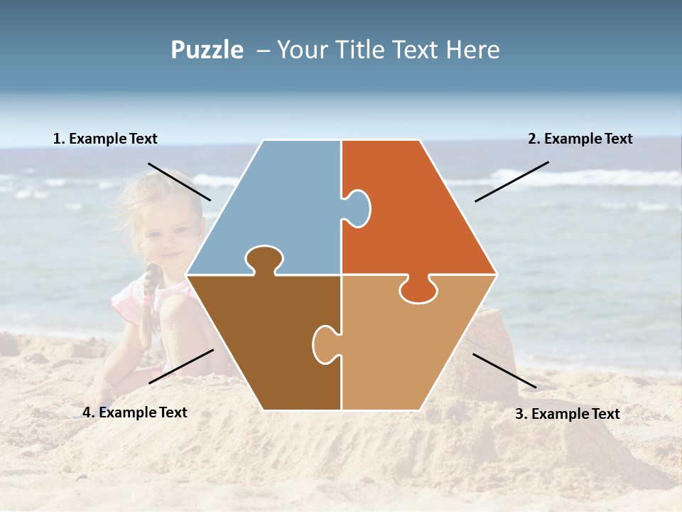 Water Nature Bucket PowerPoint Template