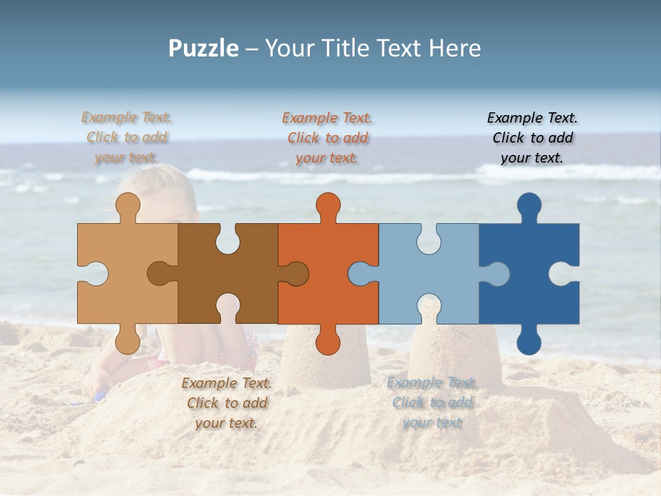 Water Nature Bucket PowerPoint Template