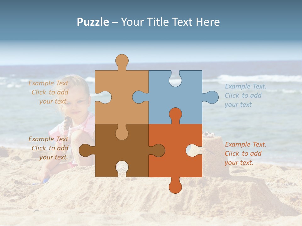 Water Nature Bucket PowerPoint Template