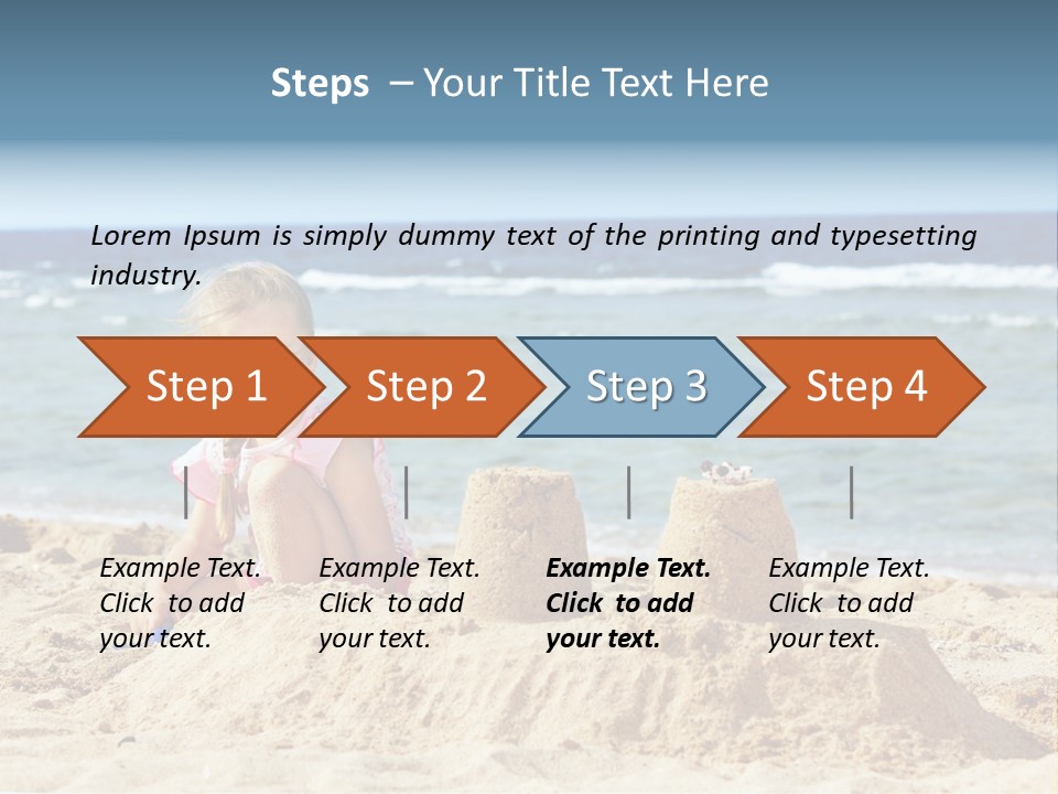 Water Nature Bucket PowerPoint Template