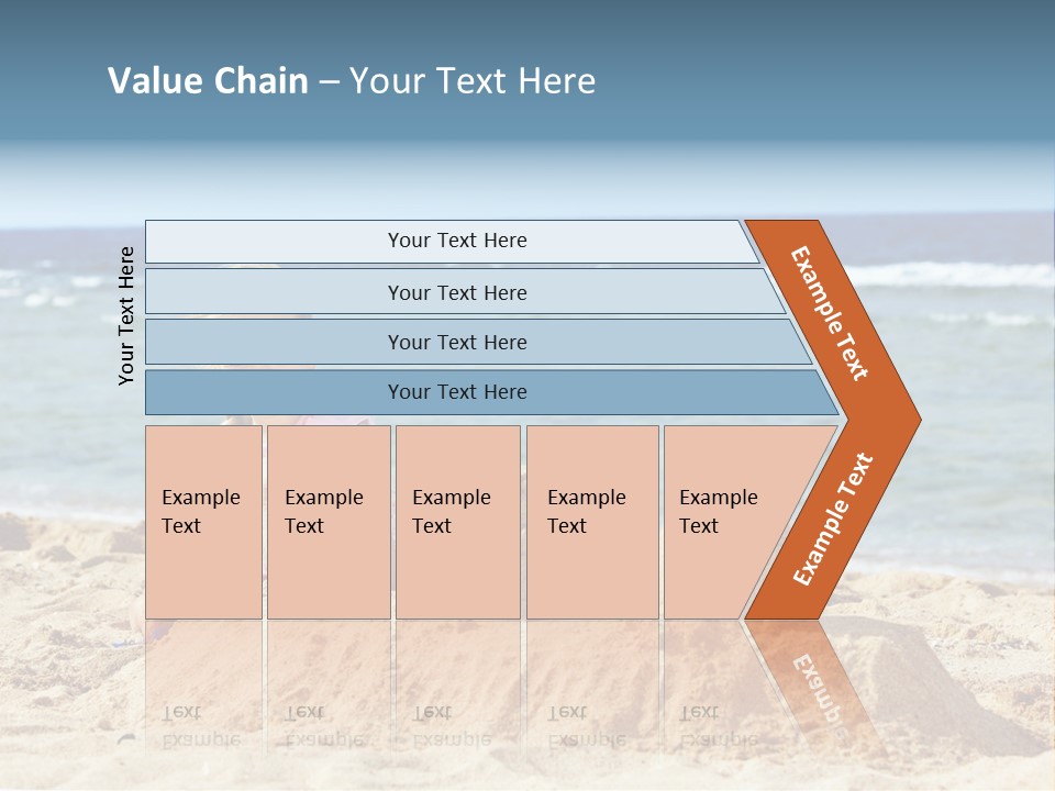 Water Nature Bucket PowerPoint Template