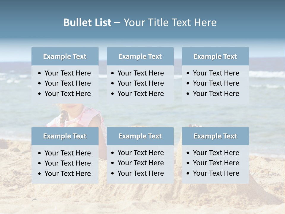 Water Nature Bucket PowerPoint Template