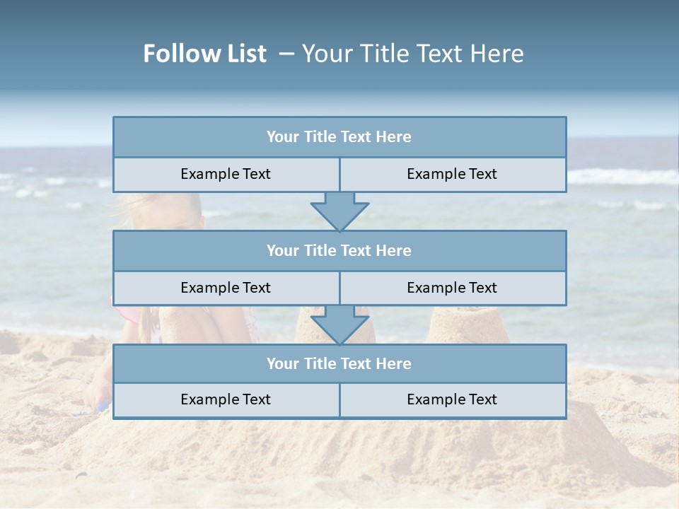 Water Nature Bucket PowerPoint Template