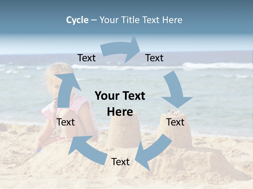 Water Nature Bucket PowerPoint Template